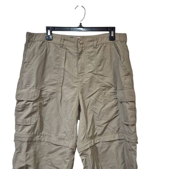 REI Women's Tan Nylon Convertible Cargo Pants - Picture 5 of 12